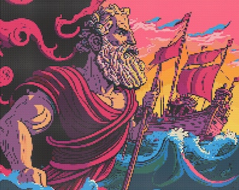 Homer's Odyssey Cross-Stitch Pattern Digital Download