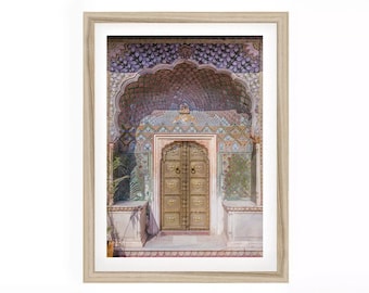 Pałac w Dżajpurze, wydruk: Brama Różana, Radżastan, Indie, fotografia