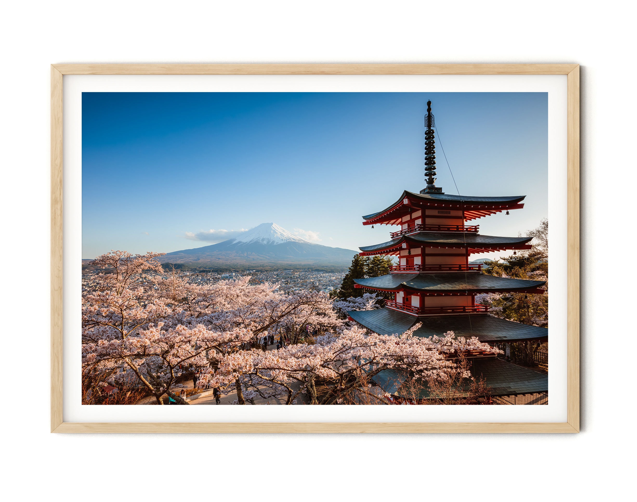 Japan Art Print Mt Fuji Landscape Photo Print Chureito Etsy UK