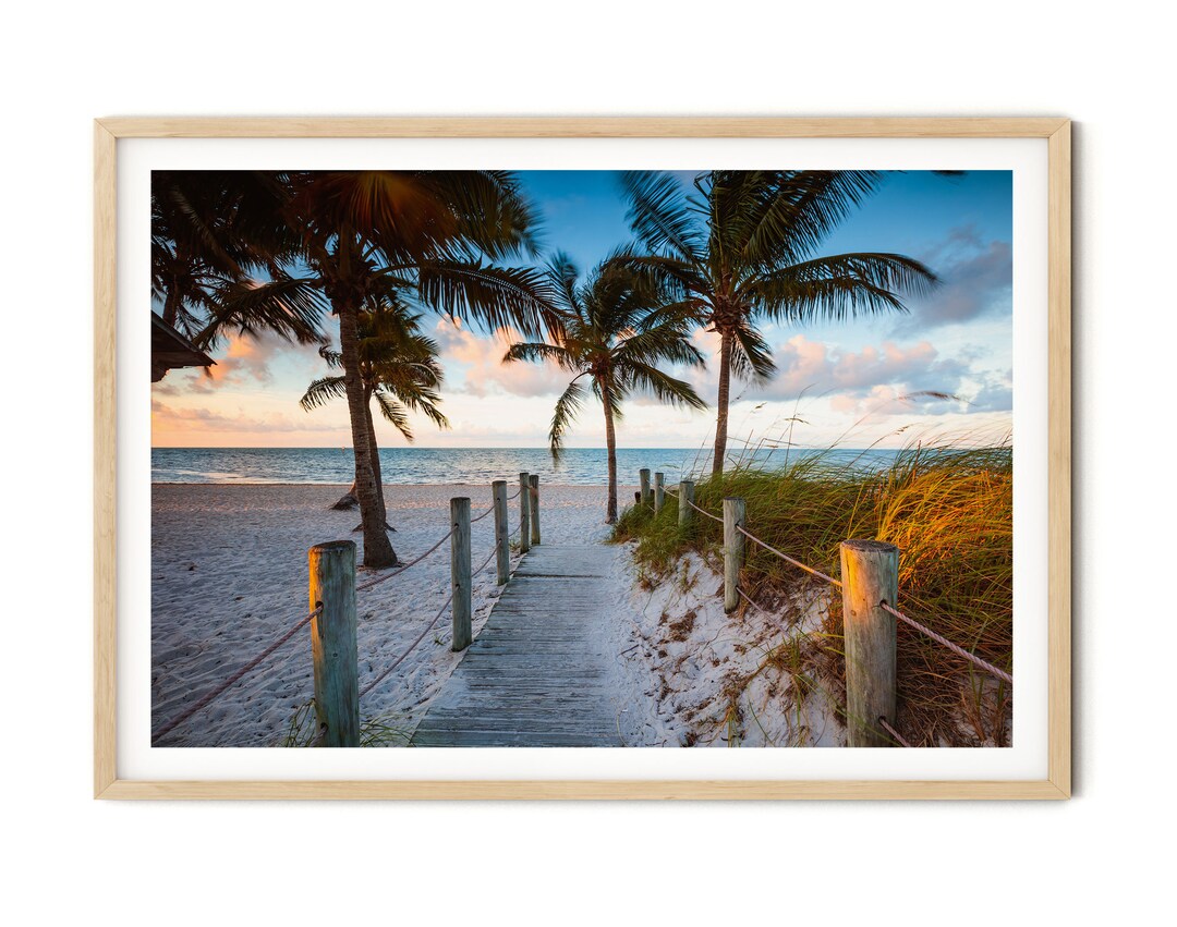 Key West Print Beach Coastal Wall Art, Florida Keys Landscape Photo