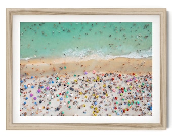 Fototapeta z widokiem na plażę, wydruk Ipanema w Rio de Janeiro, fotografia wybrzeża