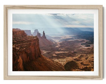Canyonlands Desert Landscape Photography Print: Utah Nature Art