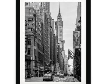 Chrysler Building Print: New York Photography, NYC Black and White Fine Art
