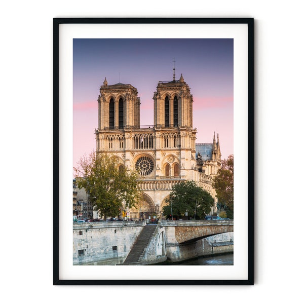 Notre Dame Wall Art Etsy