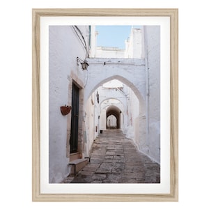 Ostuni Print, Puglia Wall Art, White Town Artwork, Italy Travel Poster, Italian Architecture Art Print, Fine Art Photography, Italy Gifts