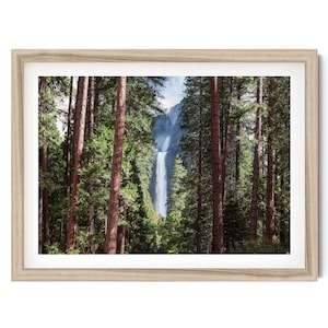 Yosemite Print, Fine Art Nature Photography, Calming Wall Art, California Framed Artwork for Home Decor, National Parks Art