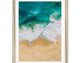 Beach Aerial Print: Nusa Penida, Bali Fine Art Photography