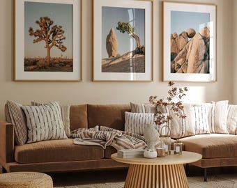 Joshua Tree Print Set of 3: California Desert Gallery Wall for Home Decor