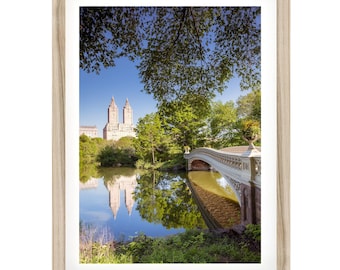Gerahmter Central Park Fotografie Druck: New York Wandkunst für Boho Home Decor