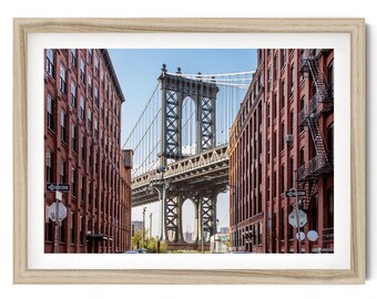 Konsttryck från Manhattan Bridge: Väggkonst i Brooklyn, Arkitekturkonst i New York