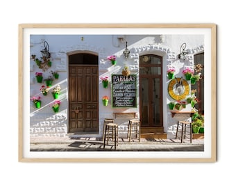 Andalusia Print, Spain Wall Art, Spanish Town Photo, Street Photography, Mediterranean Fine Art Prints, Framed Picture, Extra Large Artwork