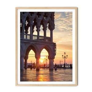 Venice Print, Italy Wall Art, St Mark Square Photo, Italian Palace Framed Wall Decor, Fine Art Photography, Very Large Picture, Gift for Her