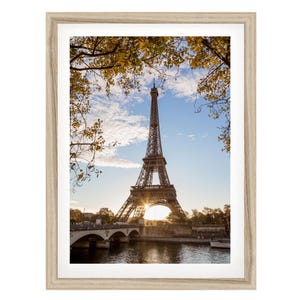 Eiffel Tower Print, Autumn in Paris France Wall Art, French Architecture Artwork for Home Decor, Fine Art Photography