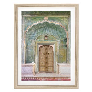 Palace Door Print, Indian Wall Art, Jaipur India, Rajasthan Photo, Framed or Unframed Artwork, Fine Art Photography, Oriental Gift for Her