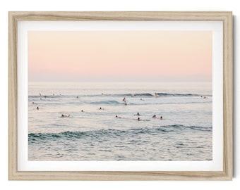 Fine Art Surf Poster: Küsten Chic Wand Dekor, Vintage Ozean Fotografie