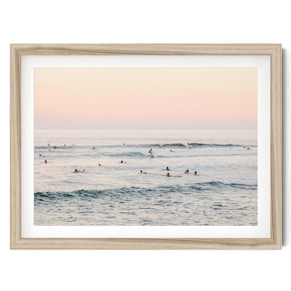 Fine Art Surf Print: Coastal Chic Wall Decor, Vintage Ocean Photography