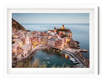 Cinque Terre Italy Print, Italian Wall Art for Coastal Home Decor