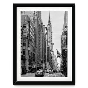 Fine Art New York Print, Chrysler Building Photography, Black and White NYC Wall Art for Contemporary Home Decor, Gift for Him