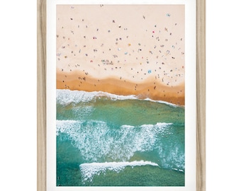 Fotografía aérea de Bondi Beach: Fotografía artística de Sídney, Australia