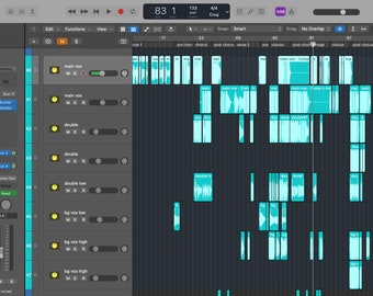 LOGO X Weibliche Pop Vocals Vorlage | Channel Strip Setting