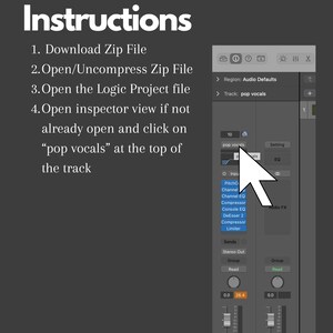 Logic Pro X Female Pop Vocals Template | Channel Strip Settting image 4