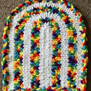 Hand Knit Chunky Baby Play Mat