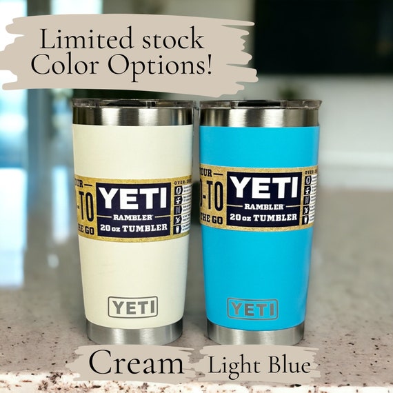 Custom Engraved Yeti 20 Oz Tumbler Personalized Yeti Yeti Cup With Name  Insulated Tumbler Yeti Rambler 
