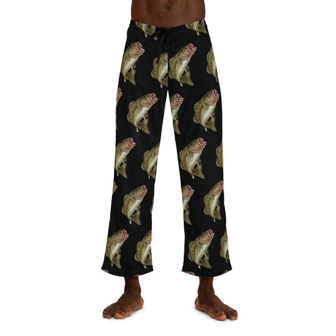 Unique Bass Fishing Pajama Pants Etsy