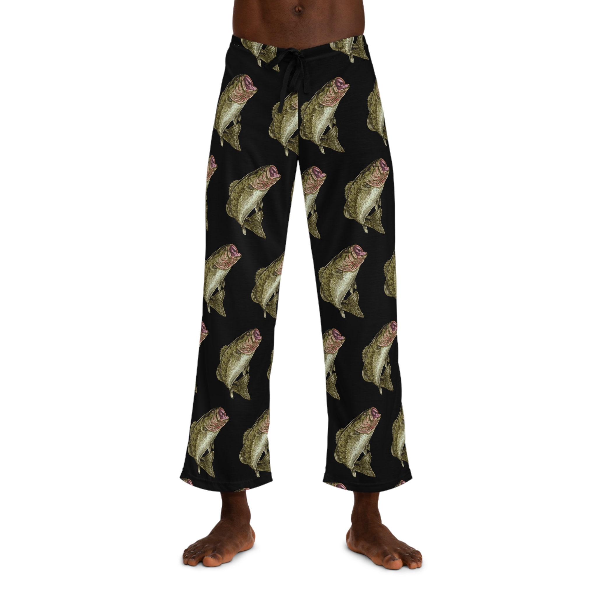 Unique Bass Fishing Pajama Pants Etsy