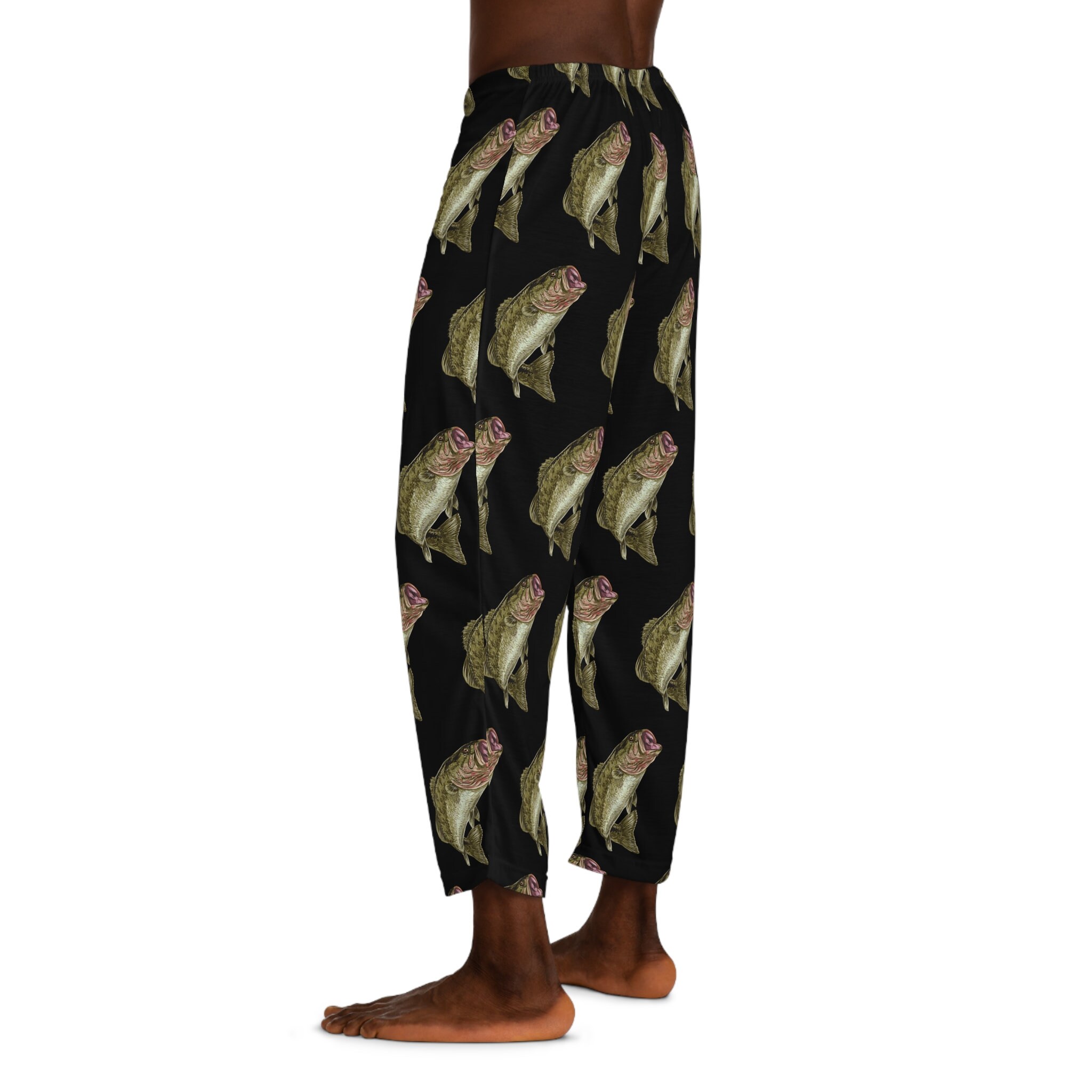 Unique Bass Fishing Pajama Pants Etsy