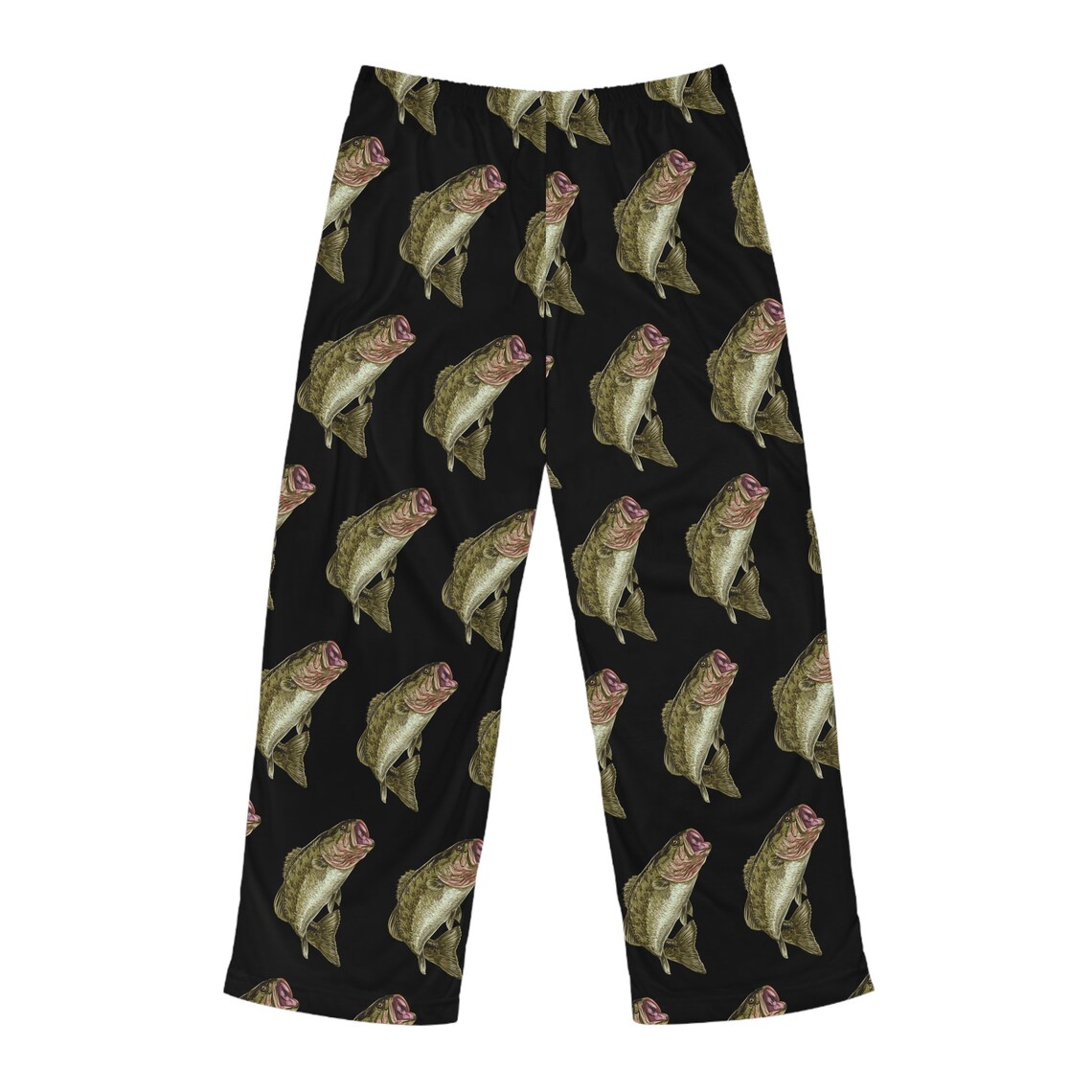Unique Bass Fishing Pajama Pants Etsy