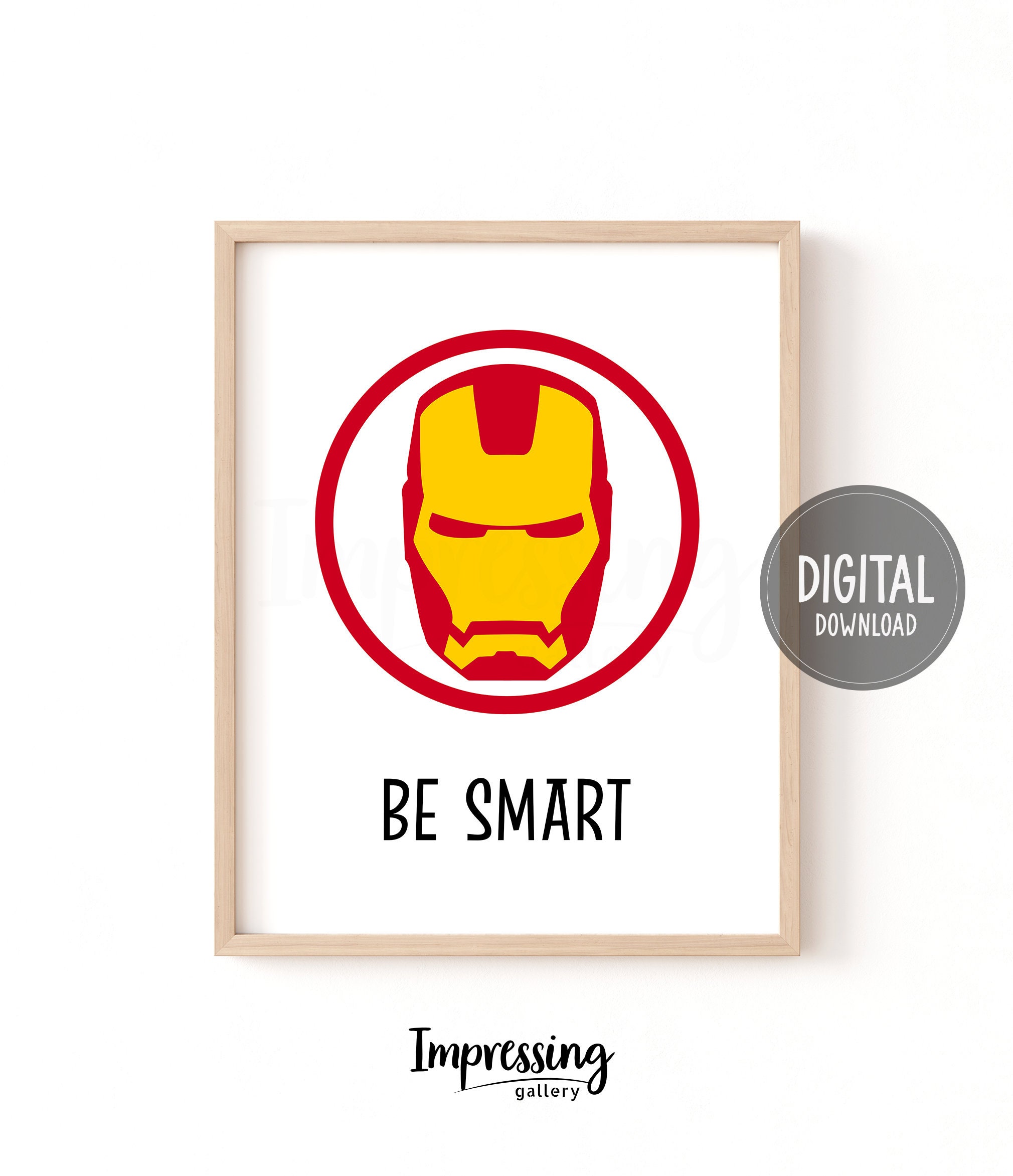 Marvel Superheroes Colored Set of 6, Superhero Prints, Kids Room Wall ...