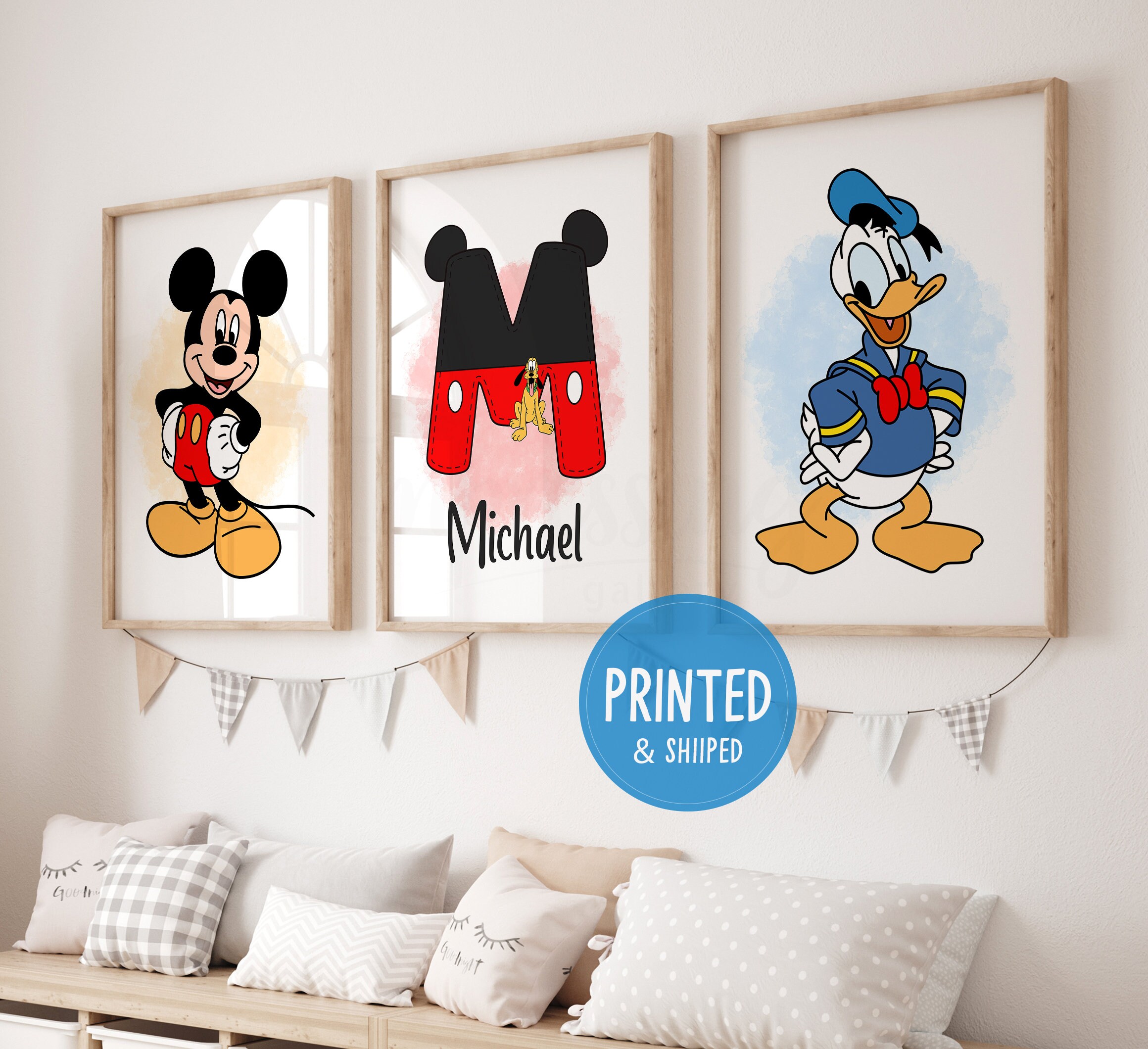 Cadre Photo 3D Vintage Disney Mickey Années 90 - 18 X 13 Cm, Dans Son Emballage D'origine