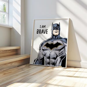 Superhero Affirmations Prints, Spiderman, Hulk, Captain America, Ironman, Thor, Superheroes (Digital Download) image 8