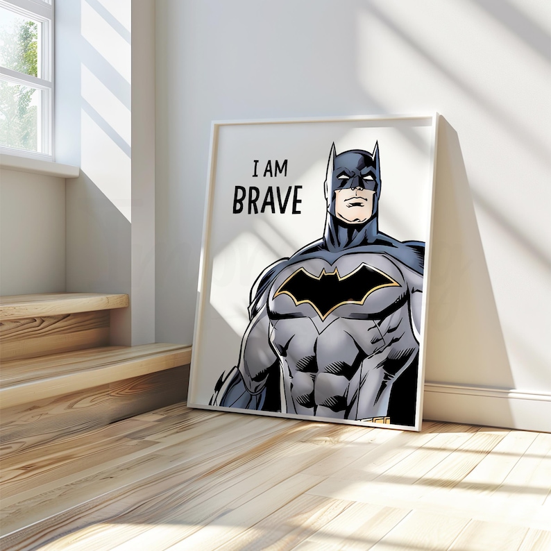 Superhero Affirmations Prints, Spiderman, Hulk, Captain America, Ironman, Thor, Superheroes (Digital Download) image 8