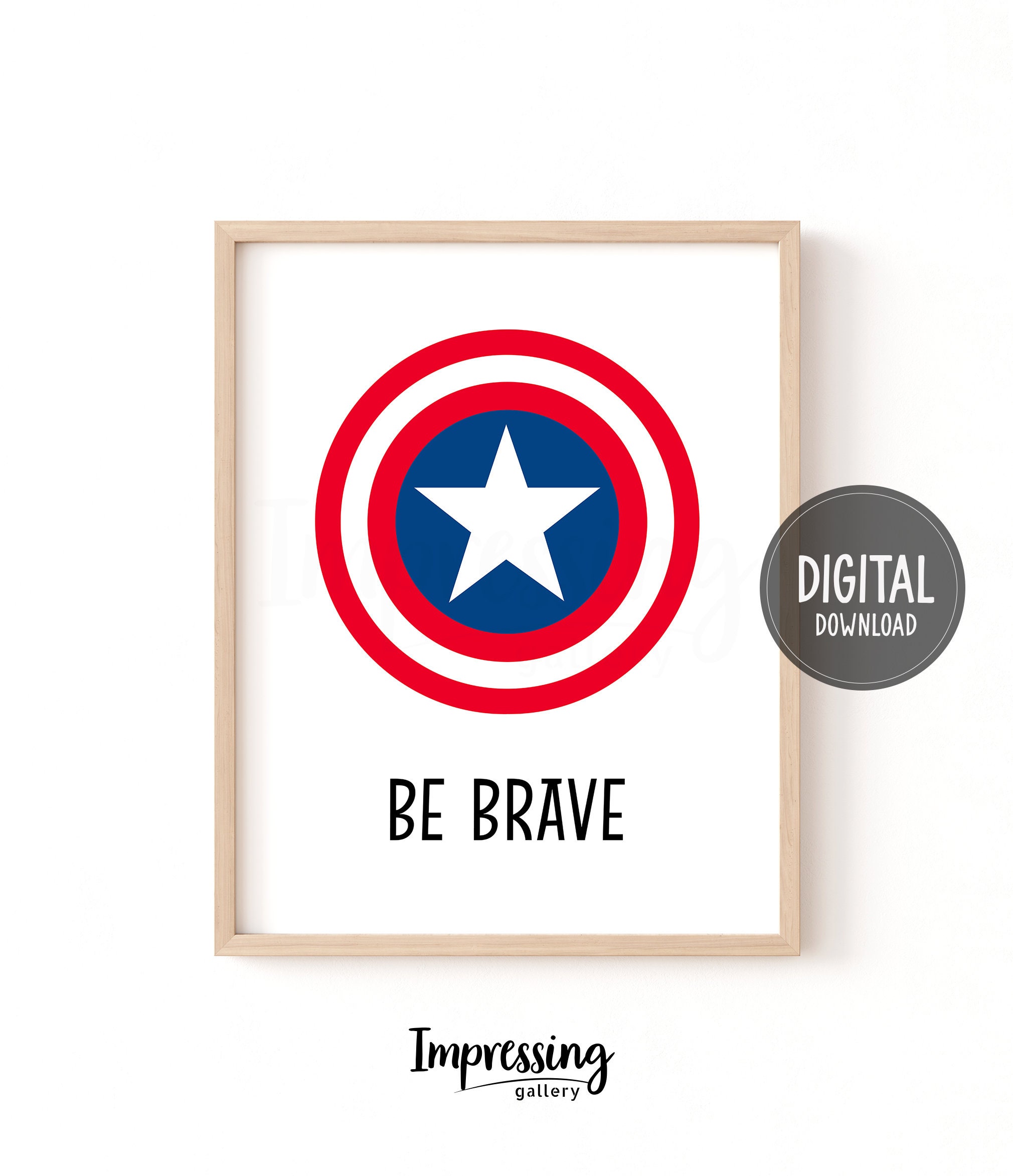 Marvel Superheroes Colored Set of 6, Superhero Prints, Kids Room Wall ...