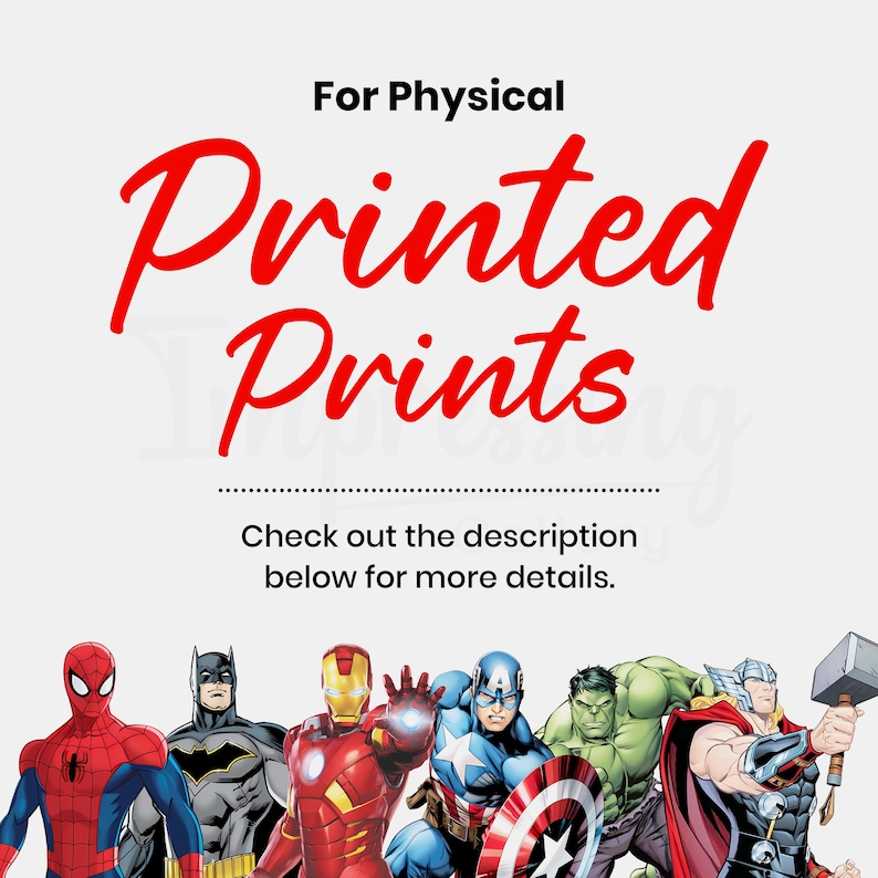 Superhero Affirmations Prints, Spiderman, Hulk, Captain America, Ironman, Thor, Superheroes (Digital Download) image 10