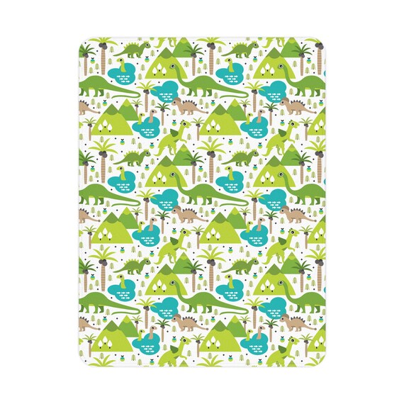 Dinosaurs Toddler Blanket - Cozy Kids Dinosaur Blanket, Nursery Décor, Baby Shower Gift, Toddler Gift, Playroom Decor