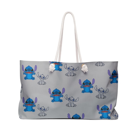 Fun Stitch-Inspired Weekender Bag, Travel Tote, Beach Bag, Cute Weekend Getaway Gift, Fun Personalized Luggage