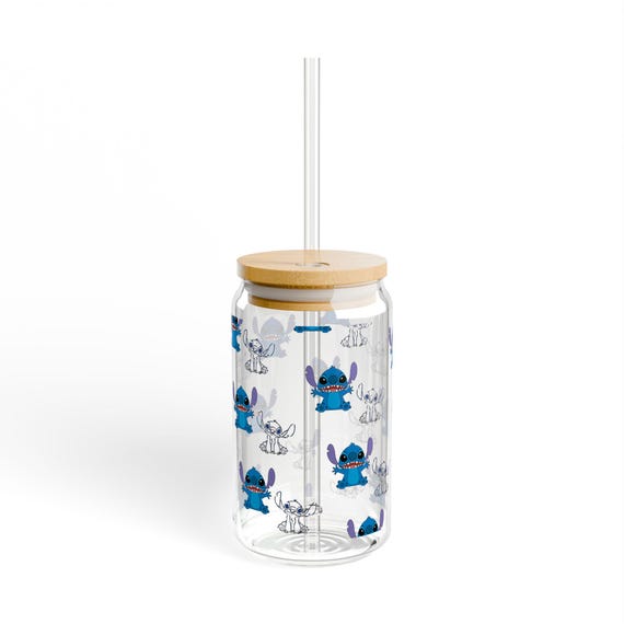 Cute Cartoon Character Sipper Glass, Kids Drinkware, Fun Gift for Kids, Summer Parties, Eco-Friendly Beverage Container, Anime Lover's Mug