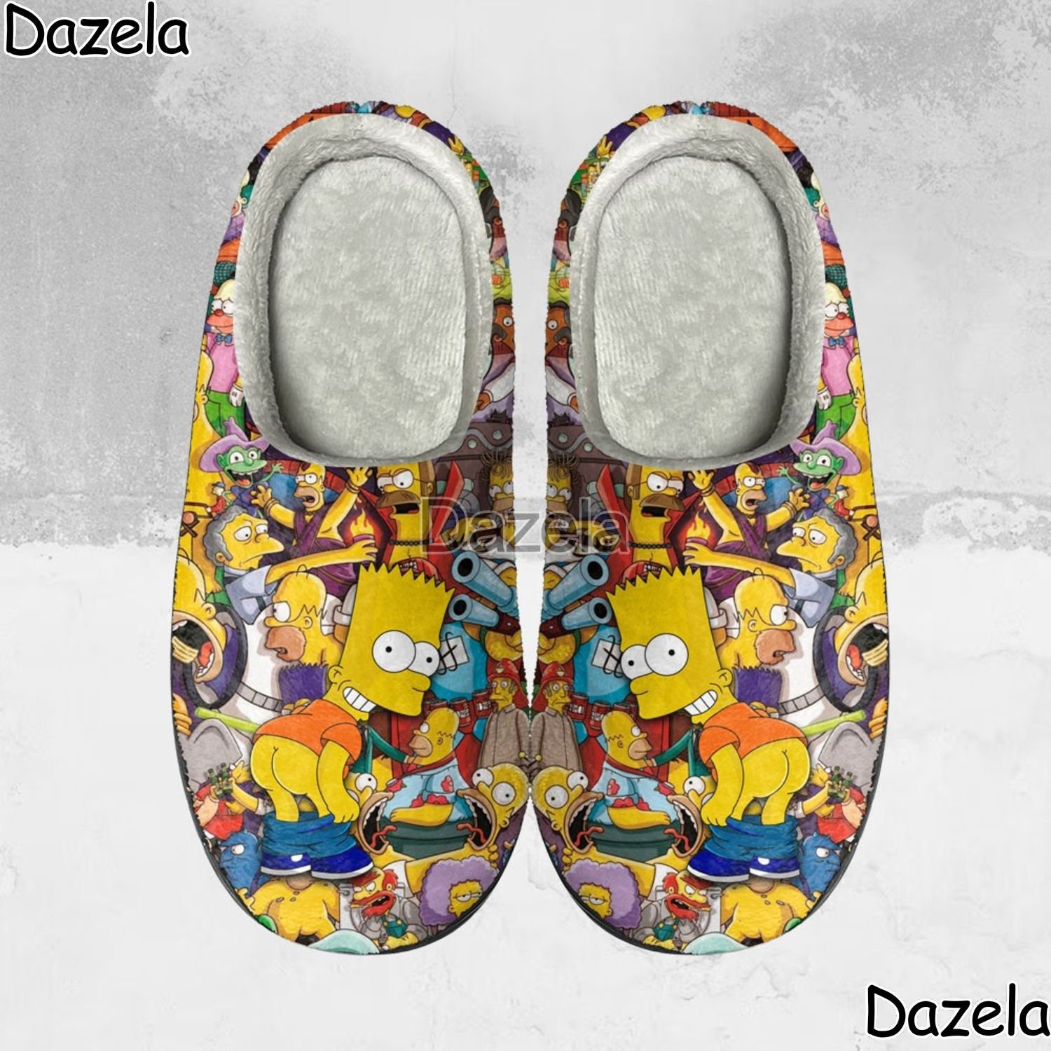 The Simpsons Family Cozy Unisex Winter Slippers