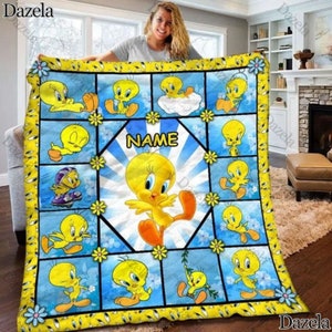 Tweety bird fleece blanket sales