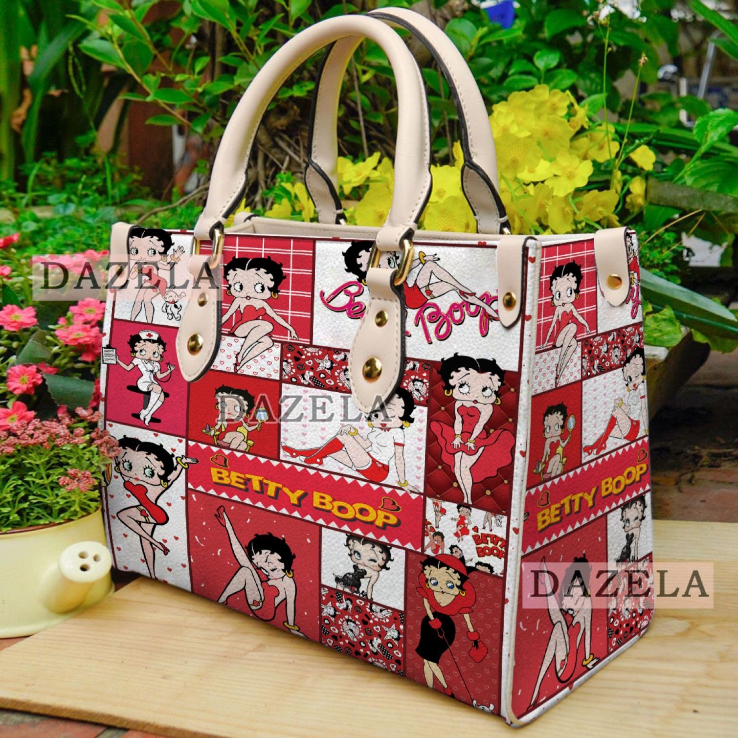 Betty Boop Handbag, Betty Boop Leather Bag