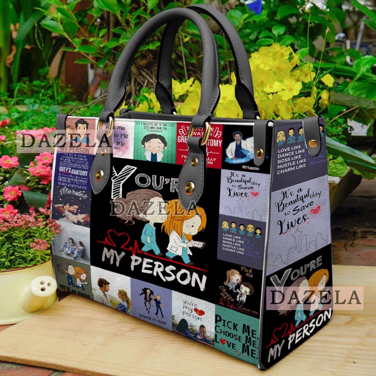 Grey's Anatomy Handbag, Grey's Anatomy Leather Bag