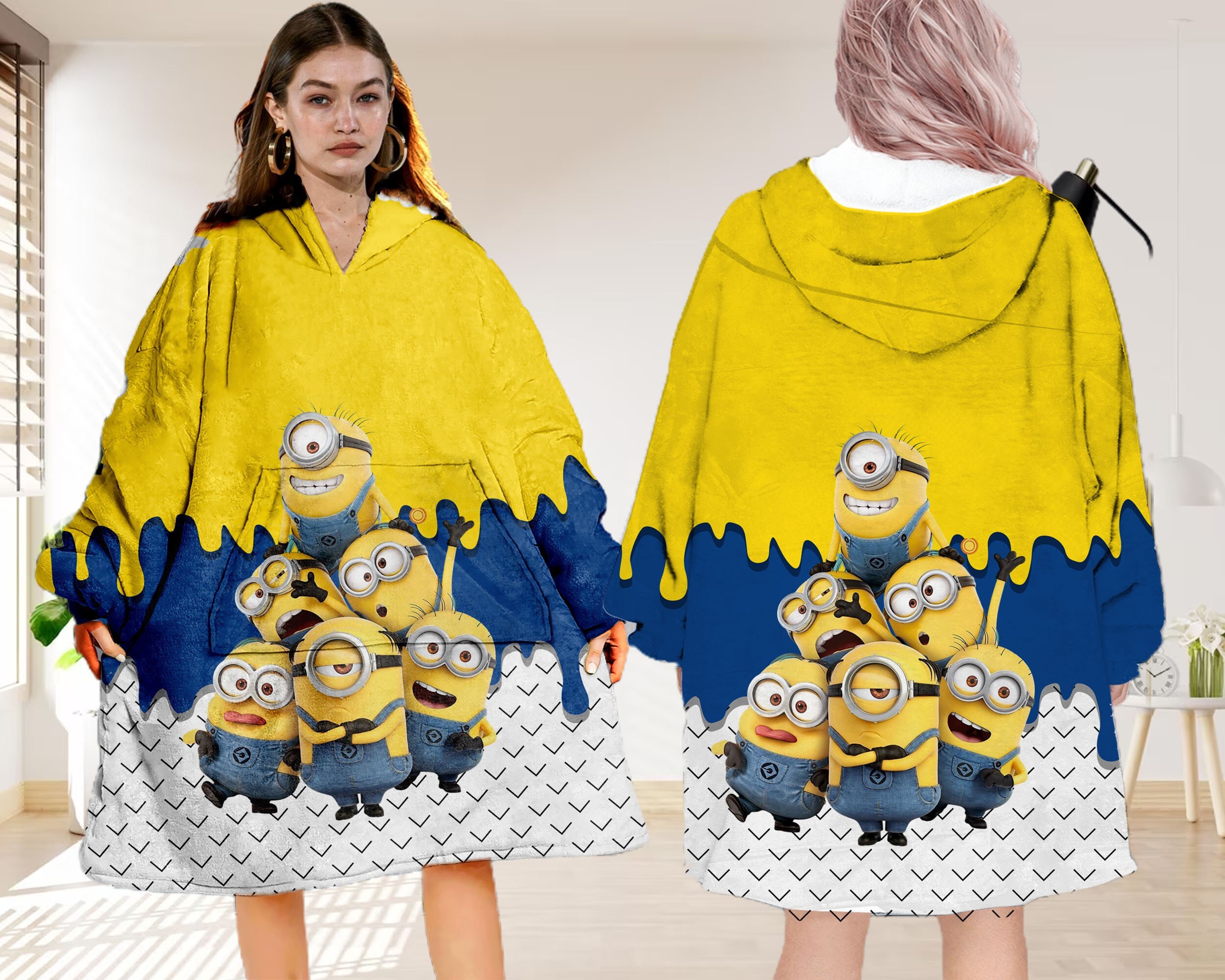 Minion Adult Hoodie - Etsy UK
