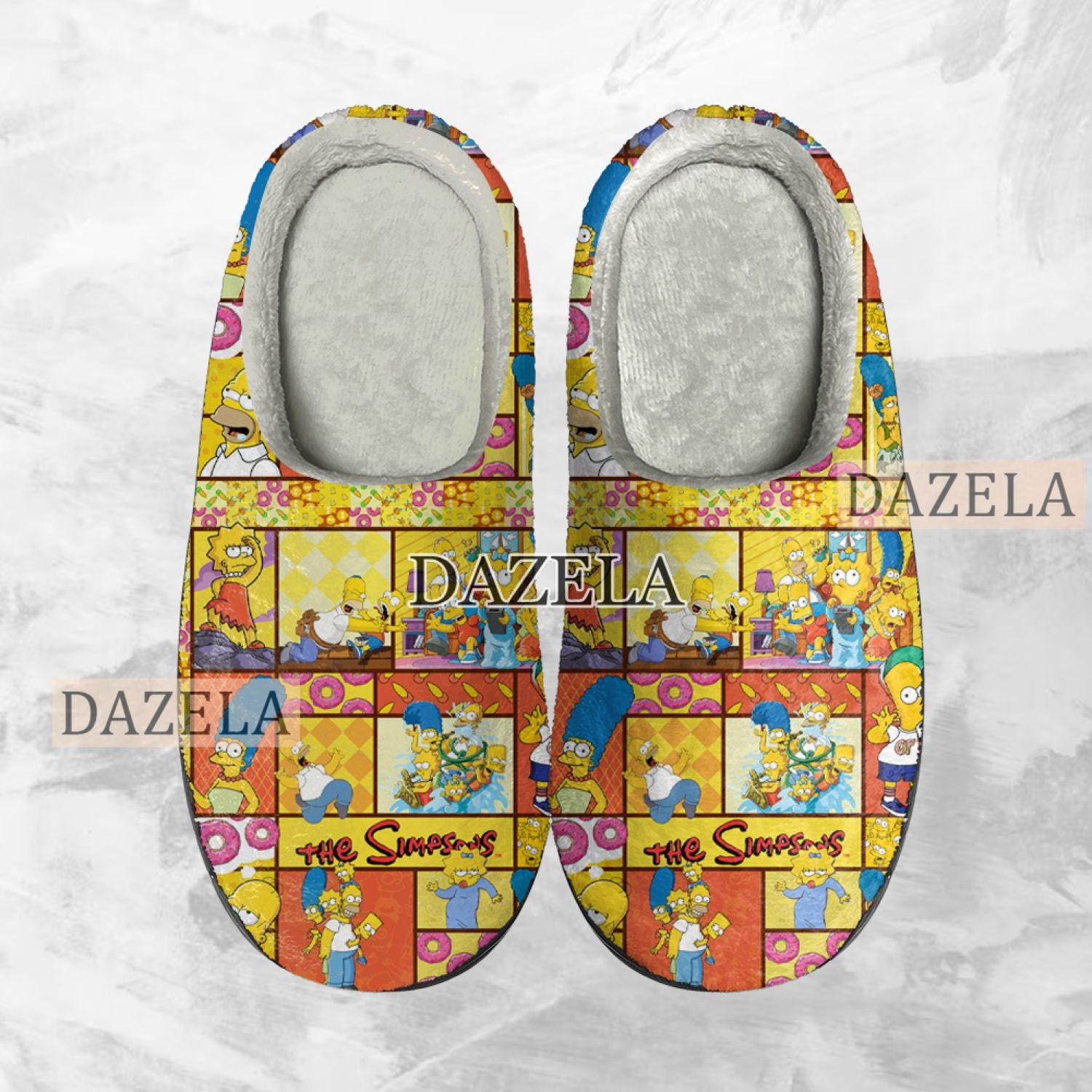 The Simpsons Family Cozy Unisex Winter Slippers