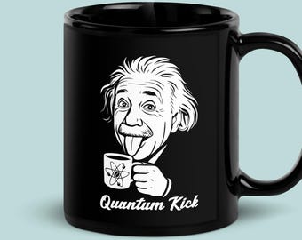 Einstein Quantum Physics Kaffeebecher | Wissenschaft Humor Teetasse | Lustiges Wissenschaftler, Professor & Lehrer Geschenk