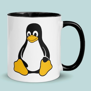 Linux Coffee Mug, Coding Mug, Linux Cup, Geek Coffee Mug, Dev Mug, Tux Coffee Mug, Penguin Cup, Coder Cup, Linux Penguin, Nerd Coffee Mug