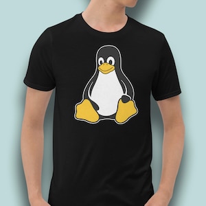 Maglietta Linux, maglietta per programmatori, maglietta Linux, regalo geek, maglietta per programmatori, Linux Tux, maglietta con pinguino, maglietta per programmatori, pinguino Linux, maglietta da nerd