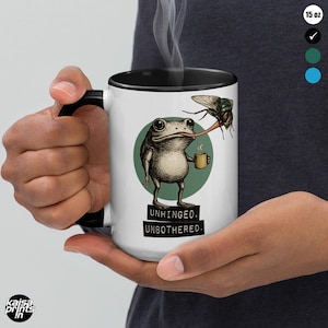 tasse drôle de grenouille | Coupe meme grenouille chaotique | Humour de crapaud viral déséquilibré | Cadeau sarcastique pour la génération Z